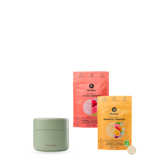 Kit Solid Drinks Mango Pasión & Litchi Guayaba - Cuadro de rutina Tilo